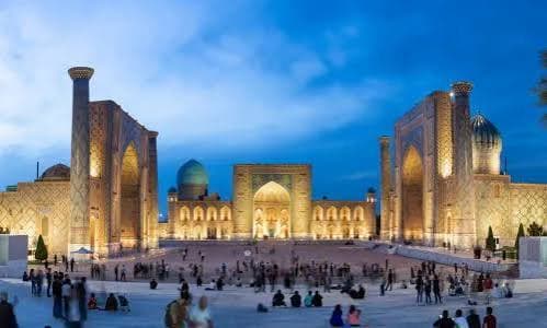 Blue domes of Samarkand